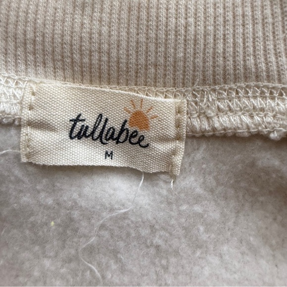 Tullabee Sweatshirt Womens Size Medium Cream What up Grinches Cozy funny - Picture 2 of 4